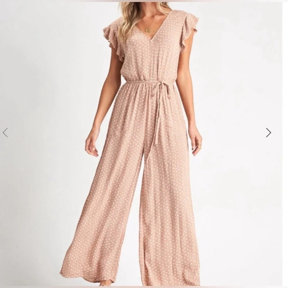 Billabong Hearts Game Jumpsuit - Picture 1 of 10